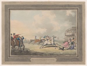 Banan slutar den 1 januari 1799., 1 januari 1799. av Thomas Rowlandson