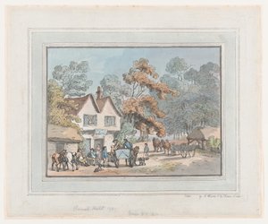 Landsbygdens Halt, 1787., 1787. av Thomas Rowlandson