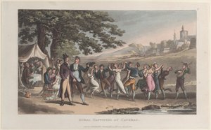 Rural Happiness at Caverac, från Journal of Sentimental Travels in the Southern Provinces..., 1821. av Thomas Rowlandson