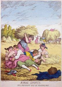 Lantlig sport eller ett trevligt sätt att göra hö av Thomas Rowlandson
