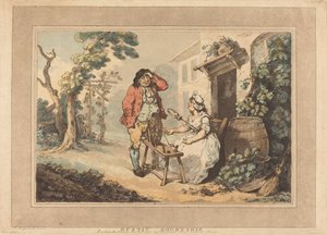 Rustik uppvaktning av Thomas Rowlandson