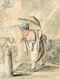 Tråkigt slarvigt väder av Thomas Rowlandson