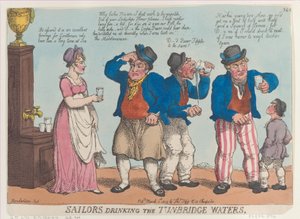 Sailors Drinking the Tunbridge Waters, 1 mars 1815., 1 mars 1815. av Thomas Rowlandson