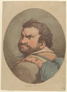 Sancho Panza, från Don Quijote, ca. 1776, ca. 1776. av Thomas Rowlandson