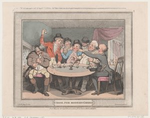 Skola för moderna greker, 10 maj 1802, 10 maj 1802. av Thomas Rowlandson