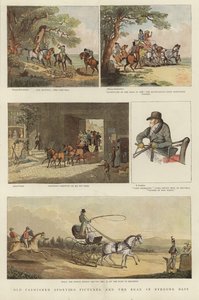 En serie illustrationer av hästar av Thomas Rowlandson