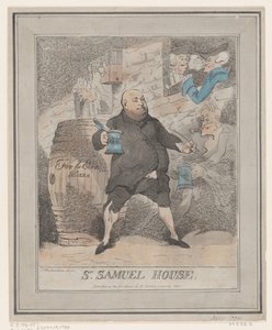 Sr Samuel House, [1780] återutgiven 1786-91., [1780] återutgiven 1786-91. av Thomas Rowlandson