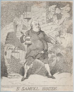 Sr Samuel House, [1780] återutgiven 1786-91., [1780] återutgiven 1786-91. av Thomas Rowlandson