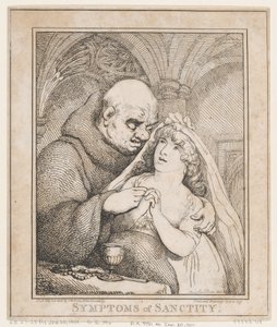 Symptom of Sanctity, 28 februari 1800, 28 februari 1800. av Thomas Rowlandson