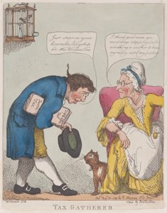 Skatteindrivare, 30 augusti 1799., 30 augusti 1799. av Thomas Rowlandson