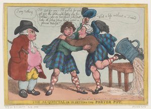 Frikännandet, eller upprörande av Porter Pot, 20 juni 1806., 20 juni 1806. av Thomas Rowlandson