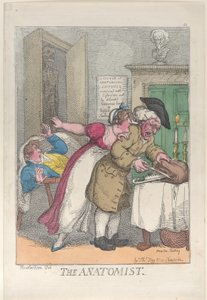 Anatomisten, 12 mars 1811, 12 mars 1811. av Thomas Rowlandson