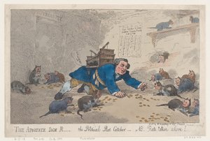 The Apostate Jack Robinson, The Political Rat Catcher-N.B. Råttor tagna levande!, mars..., 1 mars 1784. av Thomas Rowlandson