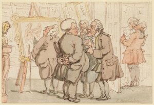 Konstgalleriet av Thomas Rowlandson