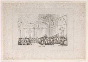 Banken, januari 1792 återutgiven., januari 1792 återutgiven. av Thomas Rowlandson
