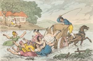 The Carter and the Gipsies, 10 maj 1815, 10 maj 1815. av Thomas Rowlandson