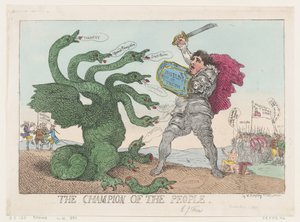 Folkets mästare, 11 mars 1784., 11 mars 1784. av Thomas Rowlandson