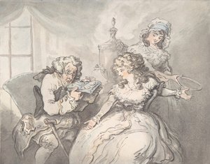 The Connoisseur, 1780-1800. av Thomas Rowlandson