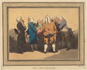 Samrådet av Thomas Rowlandson