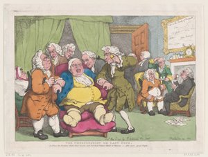 Konsultationen, eller sista hoppet, 30 juni 1808., 30 juni 1808. av Thomas Rowlandson