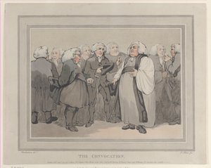 Konvokationen, september 1785, september 1785. av Thomas Rowlandson