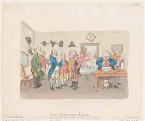 The Country Club, 7 april 1803., 7 april 1803. av Thomas Rowlandson