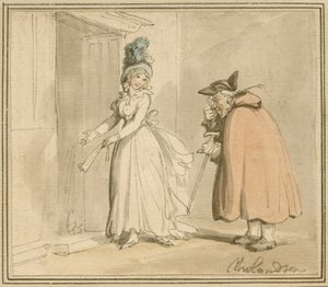 Kurtisanen av Thomas Rowlandson