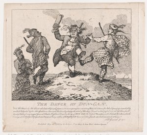 The Dance on Dun-Can Picturesque Beautys of Boswell, Part the Second, 15 maj 1786., 15 maj 1786 av Thomas Rowlandson