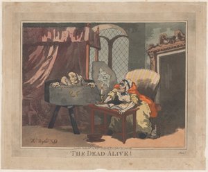 The Dead Alive!, juli 1795, juli 1795. av Thomas Rowlandson