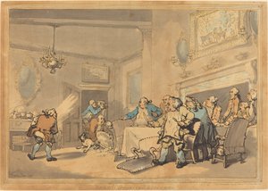 De besvikna epikurerna av Thomas Rowlandson