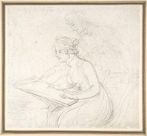 Teckningslektionen av Thomas Rowlandson