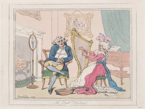 Den tråkiga maken, 1789, 1789. av Thomas Rowlandson