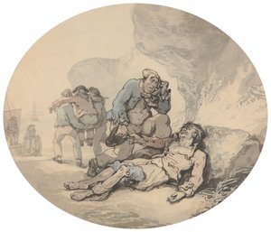 Den döende sjömannen av Thomas Rowlandson