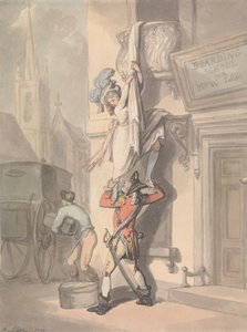 Elopementet av Thomas Rowlandson