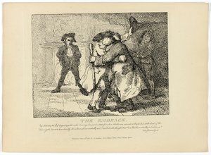 The Embrace, från Boswells rundresa på Hebriderna av Thomas Rowlandson