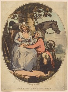 Den förälskade idrottsmannen av Thomas Rowlandson