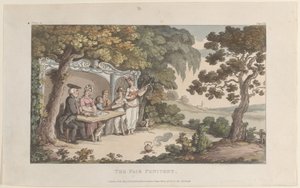 The Fair Penitent, från The Vicar of Wakefield, 1 maj 1817., 1 maj 1817. av Thomas Rowlandson