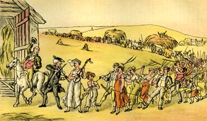"The Harvest Home" av Thomas Rowlandson