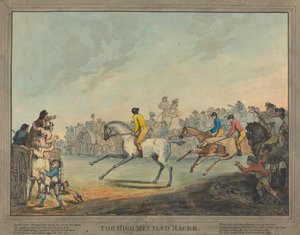 Den modiga racerföraren av Thomas Rowlandson