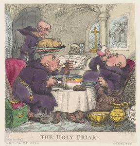 Den helige broder, 6 maj 1807., 6 maj 1807. av Thomas Rowlandson