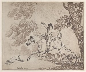 Jägaren, 1785, 1785. av Thomas Rowlandson
