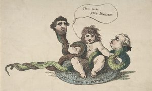 The Infant Hercules, 3 februari 1784, 3 februari 1784. av Thomas Rowlandson