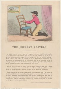 Jockeys bön!!, 10 augusti 1801., 10 augusti 1801. av Thomas Rowlandson