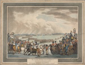 Frivilligorganisationen ”The Light House” i London och Westminster av Thomas Rowlandson