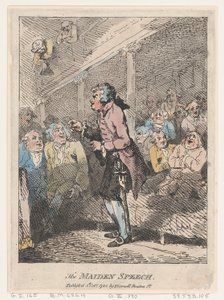 Jungfrutalet, 5 oktober 1785, 5 oktober 1785. av Thomas Rowlandson