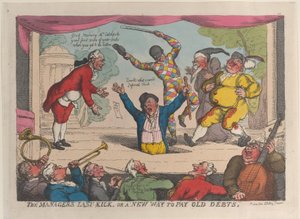 Chefens sista spark, eller ett nytt sätt att betala gamla skulder, 29 september 1811, 29 september 1811. av Thomas Rowlandson
