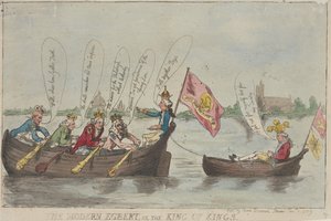Den moderne Egbert, eller kungarnas kung av Thomas Rowlandson