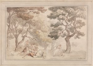 Picknicken av Thomas Rowlandson