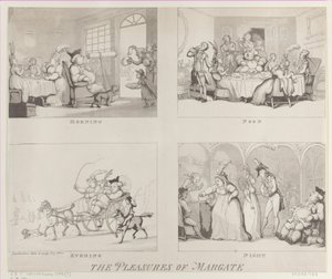 The Pleasures of Margate, 25 juli 1800, 25 juli 1800. av Thomas Rowlandson