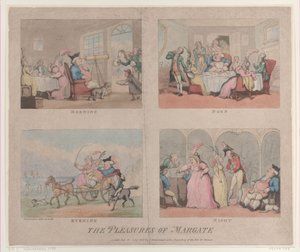 The Pleasures of Margate, 25 juli 1800, 25 juli 1800. av Thomas Rowlandson
